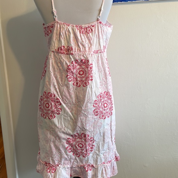 Tommy Hilifiger dress-sleepwear eyelet embroidered ties at waist - Picture 3 of 6